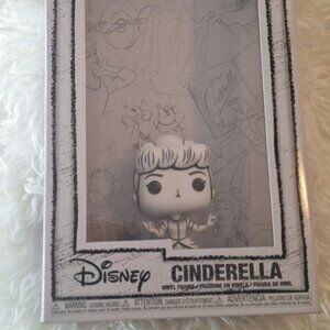 Funko Pop! Art Covers Disney Cinderella Sketched Deco #1523 Vinyl - Brand New